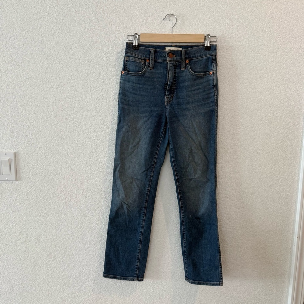 Madewell- Stovepipe Jeans in Desehan Wash - Size 23